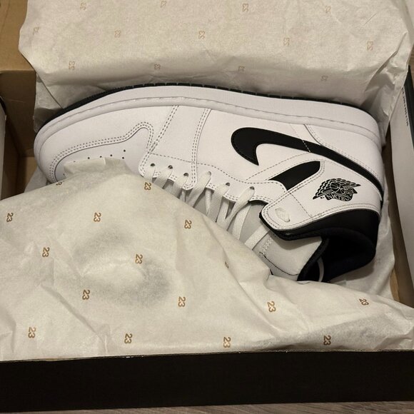 *Brand New!! Nike Air Jordan 1 Mid / Stormtrooper Colorway / Men's size 10 - Picture 7 of 7